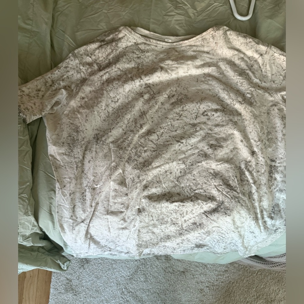 Lululemon Beige Speckled Crewneck Sweatshirt